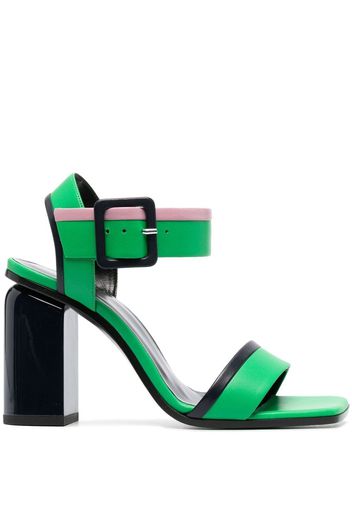 Pierre Hardy 100mm block heel sandals - Grün