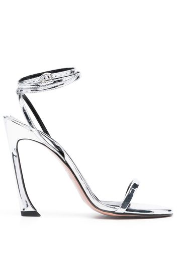 Pīferi metallic open-toe sandals - Grau