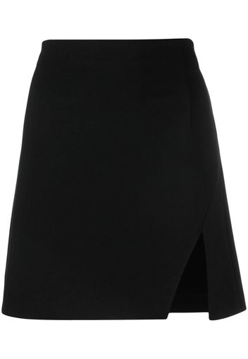 PINKO split A-line mini skirt - Schwarz