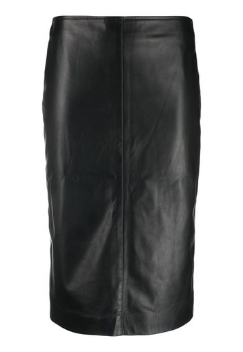 PINKO leather pencil skirt - Schwarz