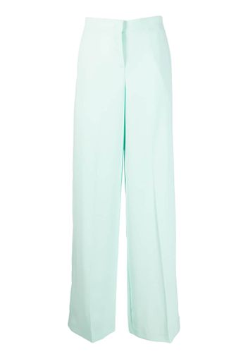 PINKO high-waisted wide-leg trousers - Blau