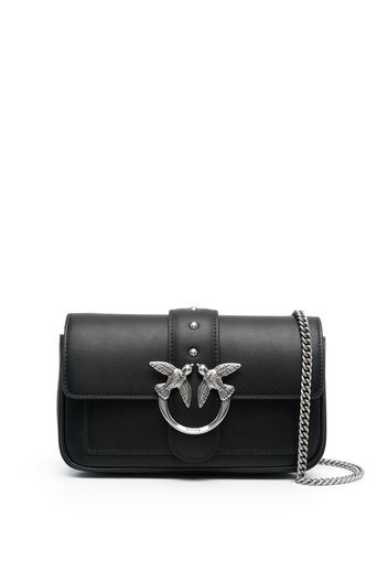 PINKO Love Mini Icon crossbody bag - Schwarz