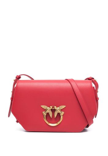 PINKO Love bird hexagonal shoulder bag - Rot