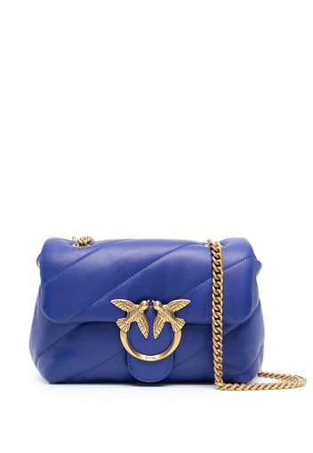 PINKO Love mini chevron-stitch bag - Violett