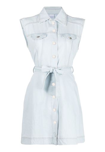 PINKO sleeveless denim dress - Blau