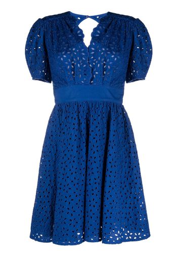 PINKO Aureo cotton belted dress - Blau