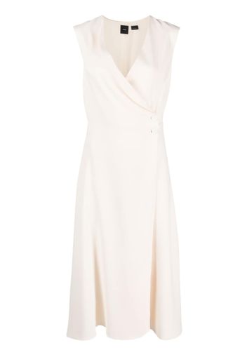 PINKO sleeveless midi dress - Nude