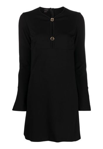 PINKO slit-sleeve minidress - Schwarz