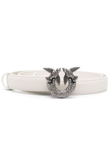 PINKO Love Birds buckle belt - Weiß