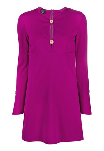 PINKO slit-sleeve minidress - Violett