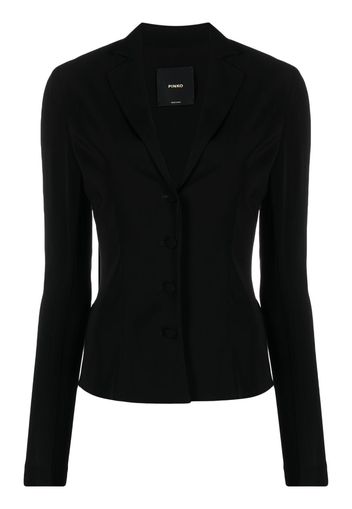 PINKO fitted single-breasted jacket - Schwarz