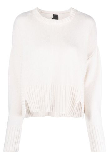 PINKO round-neck knit jumper - Weiß