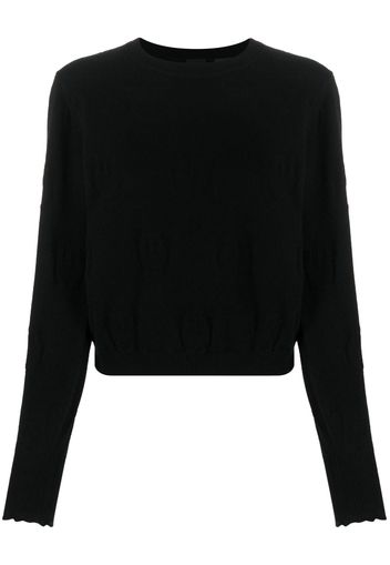 PINKO Kaschmirpullover mit Rundhalsausschnitt - Schwarz