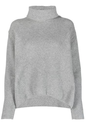 PINKO roll-neck ribbed jumper - Grau