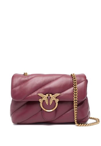 PINKO Love Puff quilted leather shoulder bag - Rot