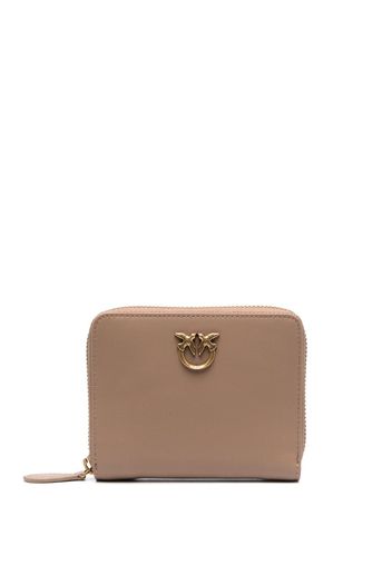 PINKO Taylor leather wallet - Nude