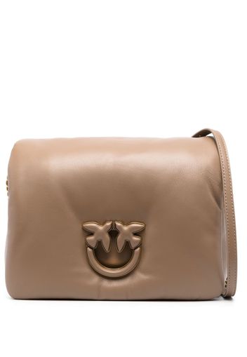 PINKO Baby Love Bag Puff Click leather bag - Nude