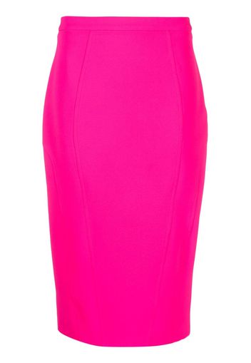 PINKO Midirock mit hohem Bund - Rosa