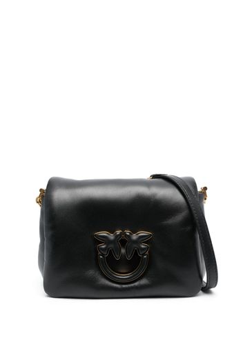 PINKO Love Click Puff leather shoulder bag - Schwarz