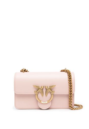 PINKO logo-plaque crossbody bag - Rosa