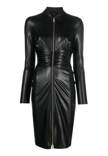 PINKO Akane draped-detailing dress - Schwarz