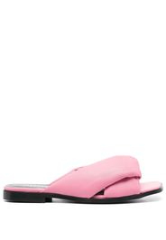 PINKO padded cross-strap sandals - Rosa