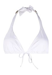 PINKO Love Birds triangle bikini top - Weiß