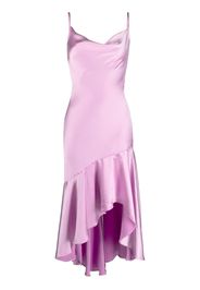 PINKO Hammered satin dress - Rosa