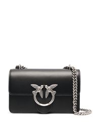 PINKO Mini Love leather bag - Schwarz