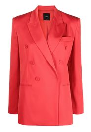 PINKO Envers satin blazer - Rot