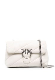 PINKO Love Birds-plaque crossbody bag - Weiß