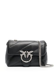 PINKO mini Love Puff leather shoulder bag - Schwarz