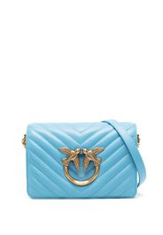 PINKO quilted Love Bird crossbody bag - Blau