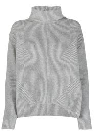 PINKO roll-neck ribbed jumper - Grau