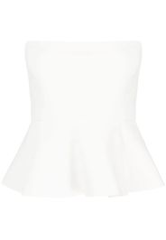 PINKO off-shoulder peplum top - Weiß