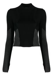 PINKO ribbed knitted jumper - Schwarz