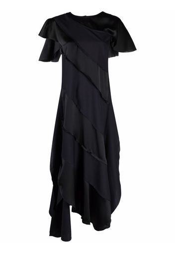 Plan C Asymmetrisches Kleid - Schwarz