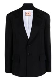 Plan C single-breasted blazer - Blau