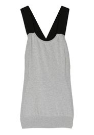 Plan C Gestricktes Top - Grau