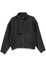 Plan C Jacke aus Filz - Grau