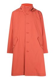 Homme Plissé Issey Miyake Flip single-breasted coat - Orange