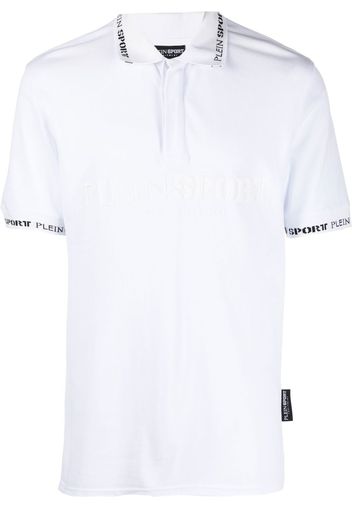 Plein Sport Poloshirt mit Logo-Print - Weiß