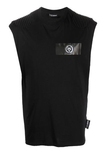 Plein Sport Trägershirt mit Rundhalsausschnitt - Schwarz