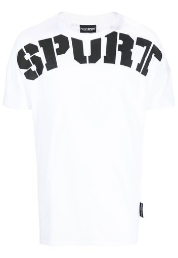 Plein Sport logo-print short-sleeved T-shirt - Weiß