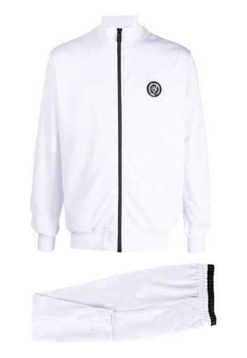 Plein Sport embossed-logo patch tracksuit - Weiß