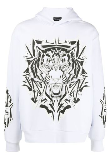 Plein Sport Thunder Tiger Hoodie - Weiß