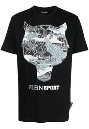 Plein Sport T-Shirt mit Logo-Print - Schwarz