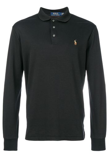 Polo Ralph Lauren Poloshirt mit schmaler Passform - Schwarz