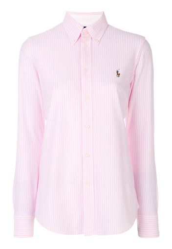 Polo Ralph Lauren Gestreiftes 'Oxford' Hemd - Rosa