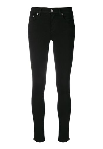 Polo Ralph Lauren Hoch sitzende Skinny-Jeans - Schwarz